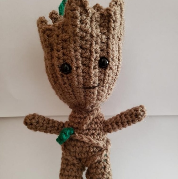 Crochet Groot Inspired Amigurumi - Picture 3 of 7